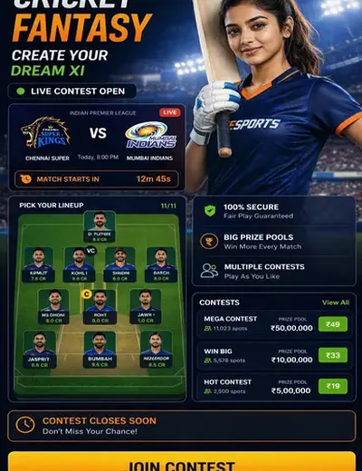 Cric999 (cric999) fantasy cricket & matchday visual 3